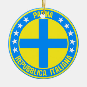 Parma                                              ceramic ornament