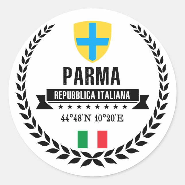 Parma Classic Round Sticker (Front)