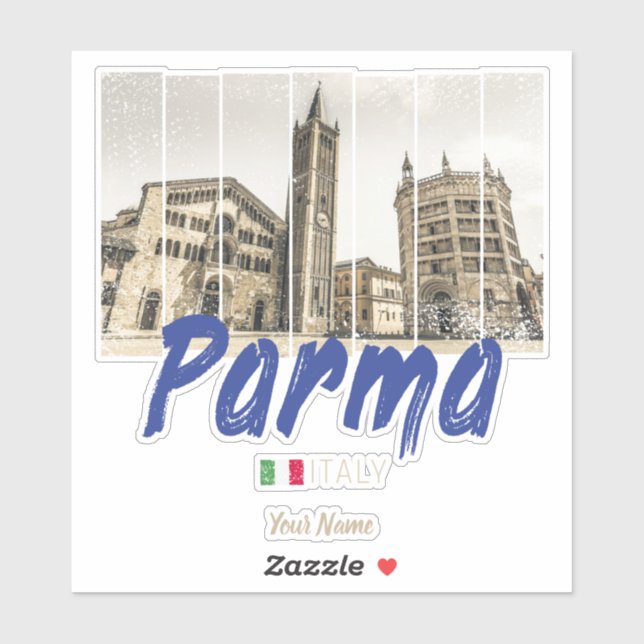 Parma Emilia-Romagna Italy Vintage Souvenir (Sheet)