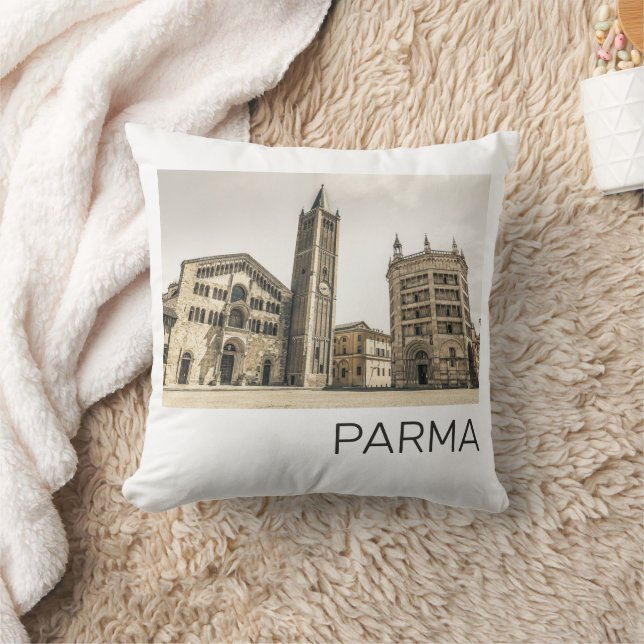Parma Emilia Romagna Piazza Del Duomo Italy Cushion (Blanket)
