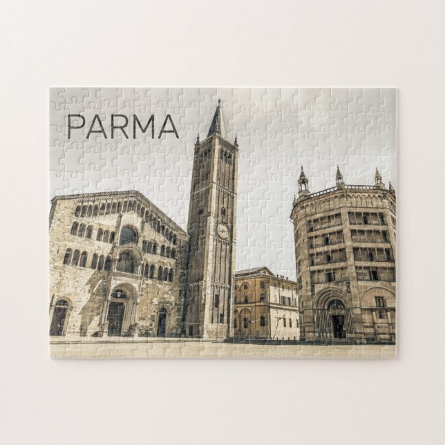 Parma Emilia Romagna Piazza Del Duomo Italy Jigsaw Puzzle (Horizontal)