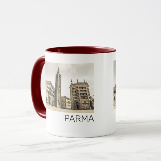 Parma Emilia Romagna Piazza Del Duomo Italy Mug (Front Left)