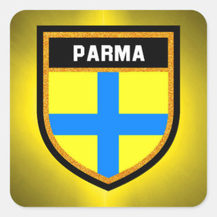 Parma Flag Square Sticker