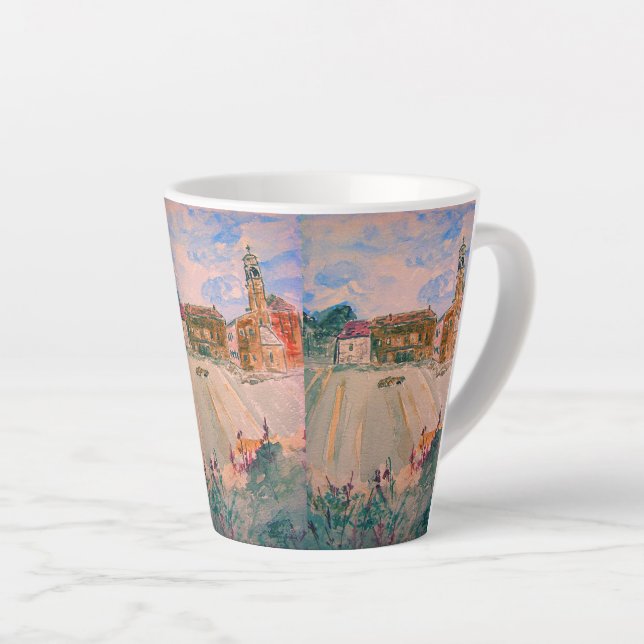 Parma Italy Latte Mug (Right Angle)