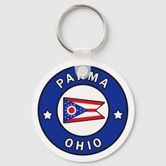 Parma Ohio Key Ring (Front)