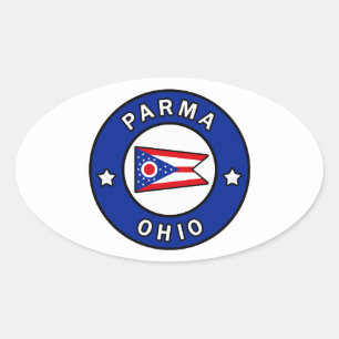 Parma Ohio Oval Sticker