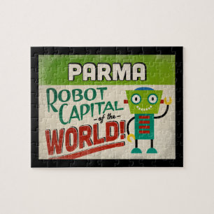 Parma Ohio Robot - Funny Vintage Jigsaw Puzzle