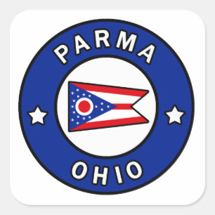 Parma Ohio Square Sticker