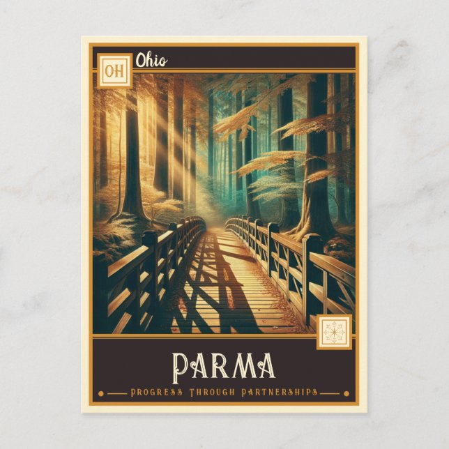 Parma, Ohio | Vintage Postcard (Front)