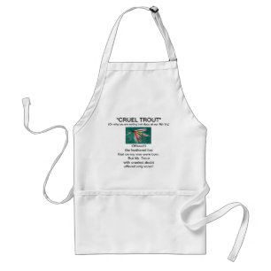 "Parmachene Belle Wet Fly-Cruel Trout" Apron