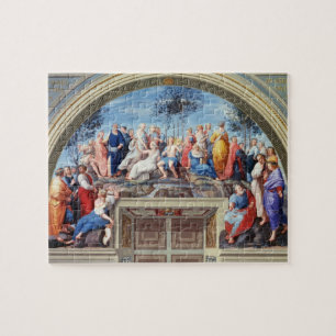 Parnassus and the Disputa, from the Stanza della S Jigsaw Puzzle