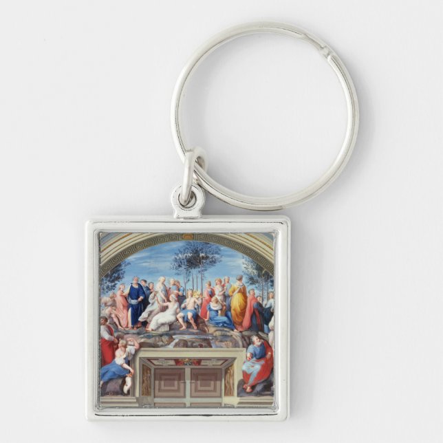 Parnassus and the Disputa, from the Stanza della S Key Ring (Front)