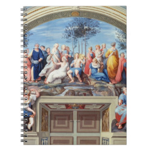 Parnassus and the Disputa, from the Stanza della S Notebook