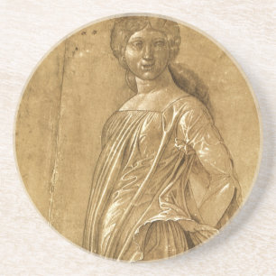 Parnassus, Dancing Muse by Andrea Mantegna Coaster