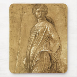 Parnassus, Dancing Muse by Andrea Mantegna Mouse Pad