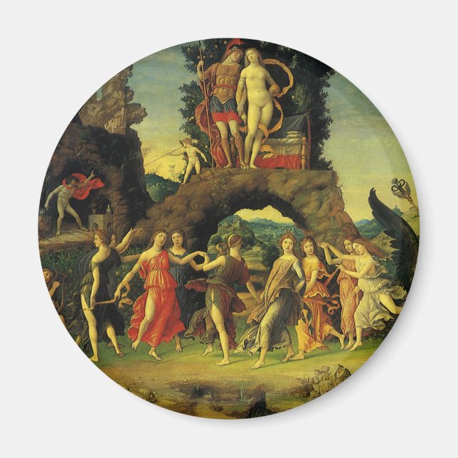 Parnassus, Mars and Venus by Andrea Mantegna Magnet (Front)