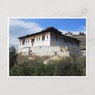 paro dzong impress postcard