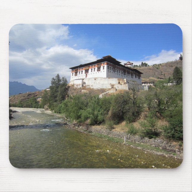 paro dzong mouse pad (Front)