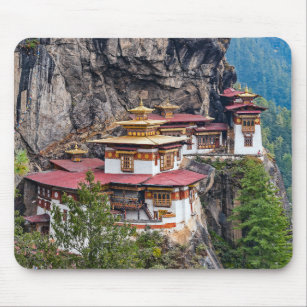 Paro Taktsang: The Tiger's Nest Monastery - Bhutan Mouse Pad