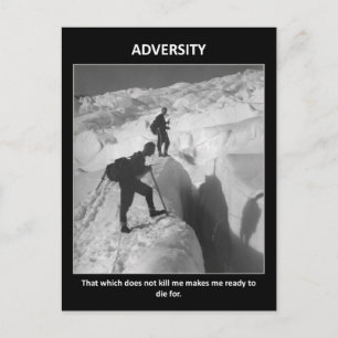 Parody What Doesn't Kill Me Makes Me Stronger Postcard