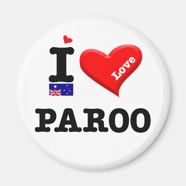 PAROO - I Love Magnet (Front)