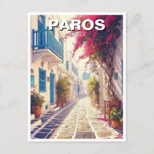 Paros Greece Islands Travel   Postcard