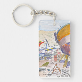 Paros Greece Keychain