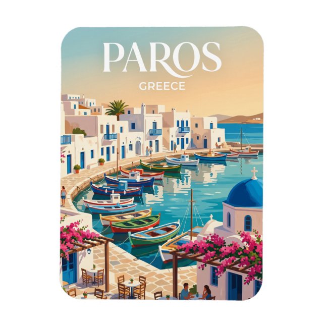 Paros Greece Magnet (Vertical)