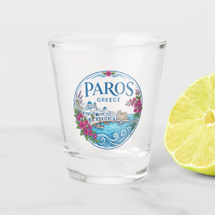 Paros Greece Shot Glass