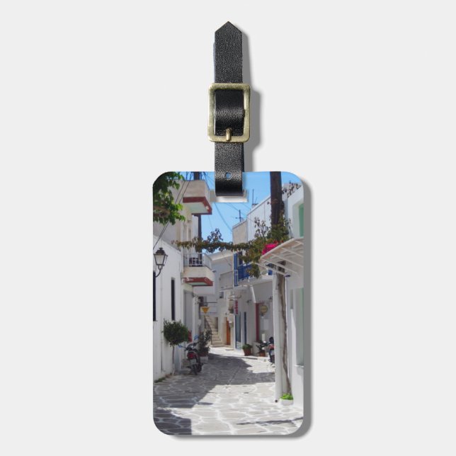Paros Luggage Tag (Front Vertical)