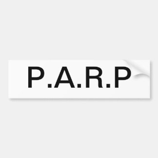 Parp Bumper sticker