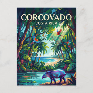 Parque Nacional Corcovado Costa Rica Postcard