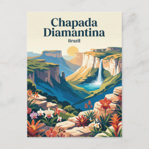 Parque Nacional da Chapada Diamantina Brazil Postcard
