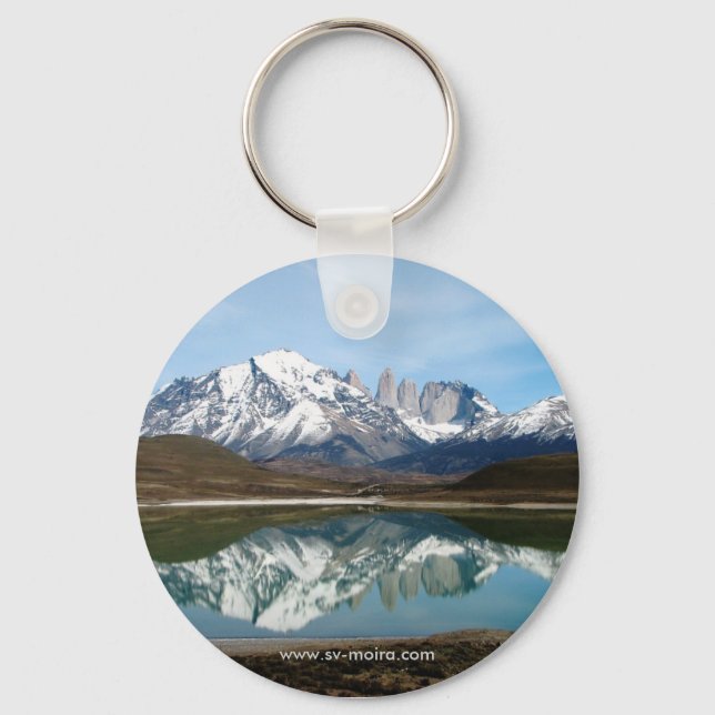 Parque Torres del Paine, Chile Key Ring (Front)