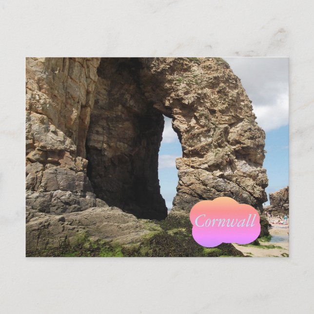 Parranporth, Cornwall Postcard (Front)