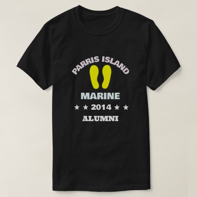 PARRIS ISLAND ALUMNI 14 T-Shirt (Design Front)
