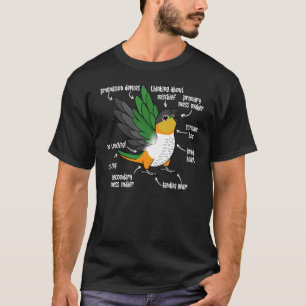 Parrot Anatomy I Black headed Caique T-Shirt