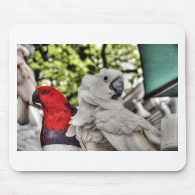 Parrot and Cockatoo Mouse Pad (Front)