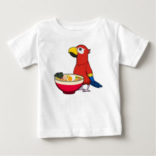Parrot and Ramen Baby T-Shirt