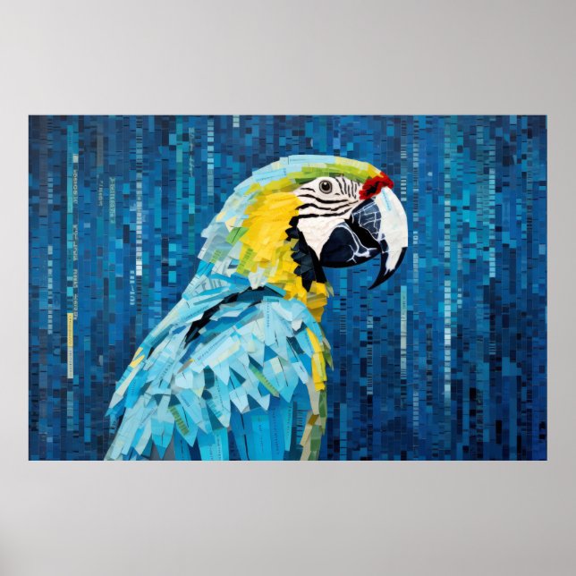 Parrot Animal Bird Art Decor Paint  (Front)