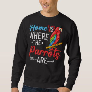 Parrot Animals Funny Blue Veterinarians Birds Cute Sweatshirt