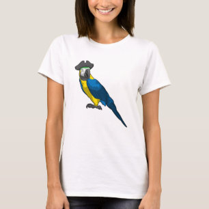 Parrot as Pirate with Hat T-Shirt