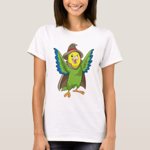 Parrot as Wizard with Hat T-Shirt