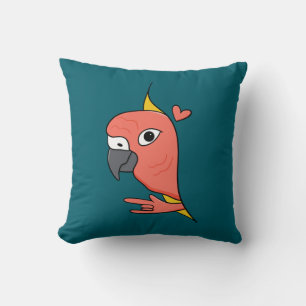 Parrot ASL I Love You – Deaf Culture Design Cushion