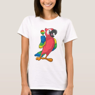Parrot at Music with Maracas T-Shirt