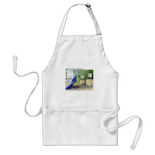 Parrot Bathroom Fixtures Funny Cartoon Gifts Standard Apron
