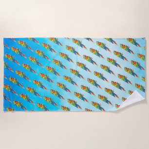 Parrot Beach Towel