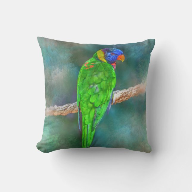 Parrot Bird 80 Cushion (Front)