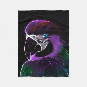 Parrot Bird Fleece Blanket