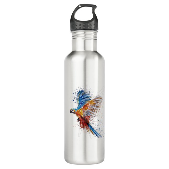 parrot birds 710 ml water bottle (Front)